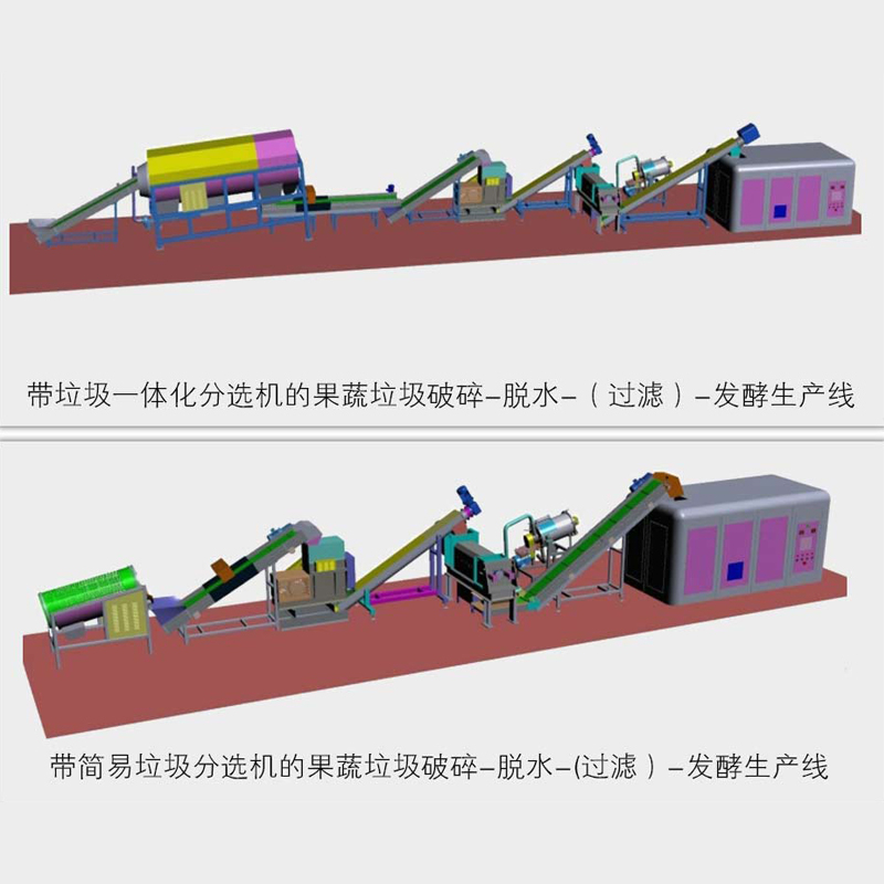 处理大量烂菜叶的机器